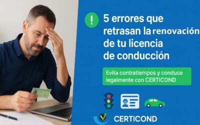 “5 errores comunes que te impiden renovar tu licencia de conducción a tiempo”
